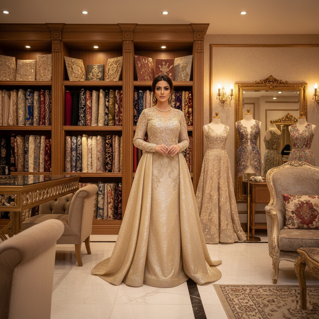 محل تفصيل فساتين في جدة | الأناقة تبدأ من الإبرة الأولى مع Dida Factory