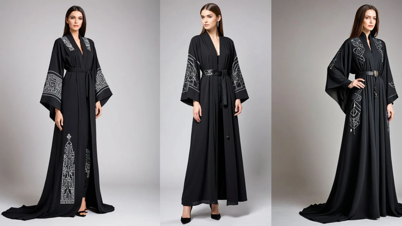 أحدث تصاميم العبايات