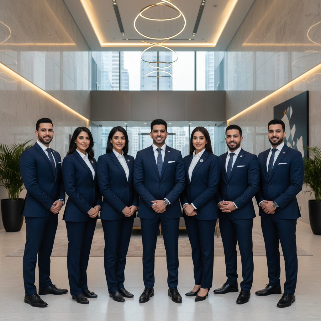 مصنع ملابس موحدة للموظفين في السعودية | الأناقة والهوية المؤسسية تبدأ من Dida Factory