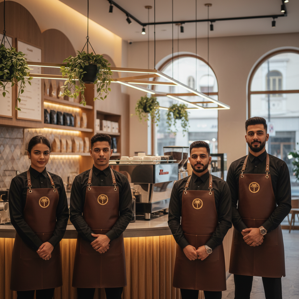 تصنيع يونيفورم كافيهات | أناقة التفاصيل وجودة التنفيذ مع Dida Factory